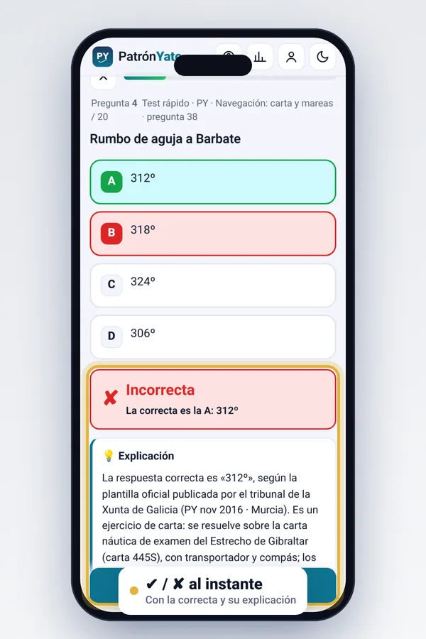 Pregunta corregida con explicación